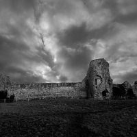 Buy canvas prints of Eerie Castle by Charlotte Moon