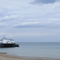 Buy canvas prints of  Eastbourne Pier by Charlotte Moon