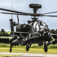 Buy canvas prints of Apache Touch Down by Alex Haines