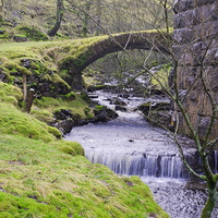 Buy canvas prints of Fell End Gill. Dentdale, North Yorkshire by Richard Pinder