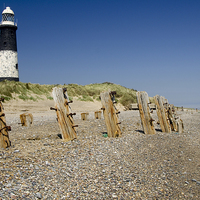 Buy canvas prints of World War 2 Beach Defences by Richard Pinder