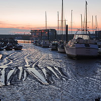 Buy canvas prints of Low Tide at Bridlington Harbour by Richard Pinder