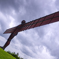 Buy canvas prints of Angel of the North by Richard Pinder