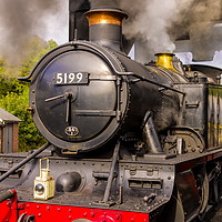 Buy canvas prints of GWR Steam Engine 5199 by Richard Pinder