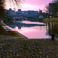 Buy canvas prints of Lendal Bridge and the River Ouse, York by Richard Pinder