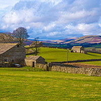 Buy canvas prints of Swaledale, North Yorkshire. by Richard Pinder
