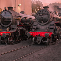 Buy canvas prints of Early Morning Steam by Richard Pinder