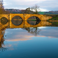 Buy canvas prints of River Derwent, Kirkham Abbey Bridge by Richard Pinder