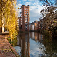 Buy canvas prints of Rowntree Wharf, River Foss, York by Richard Pinder