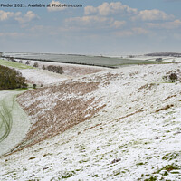 Buy canvas prints of Brubberdale in Winter Snow by Richard Pinder