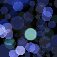 Buy canvas prints of Blue bokeh circles blurry texture by Arletta Cwalina