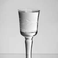 Buy canvas prints of One stem glass of clear vodka by Arletta Cwalina