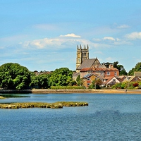 Buy canvas prints of St Marys church by Dave Fry