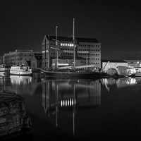 Buy canvas prints of  Gloucester Quays  by Dean Merry