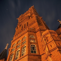 Buy canvas prints of   Pierhead Building, Cardiff Bay by Dean Merry