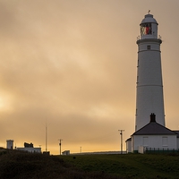 Buy canvas prints of  Nash point Lighthouse by Dean Merry