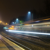 Buy canvas prints of  Passing train by Dean Merry