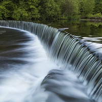 Buy canvas prints of  Cefn-coed-y-cymmer wier  by Dean Merry