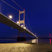 Buy canvas prints of First Severn Crossing by Dean Merry