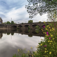 Buy canvas prints of  Monmouth river crossing by Dean Merry