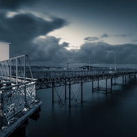 Buy canvas prints of  Mumbles Pier  by Dean Merry