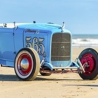 Buy canvas prints of  Ford Hot Rod by Dean Merry