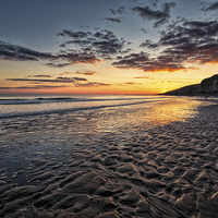 Buy canvas prints of  Dunraven Sunset by Dean Merry