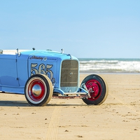 Buy canvas prints of  Ford Hot Rod by Dean Merry