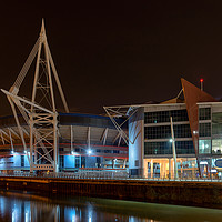 Buy canvas prints of Cardiff millennium stadium   by Dean Merry