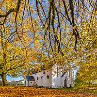 Buy canvas prints of Church of St Michael and all Angels, Beddau by Dean Merry