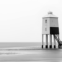 Buy canvas prints of   The legged Lighthouse, Burnham-on-sea by Dean Merry
