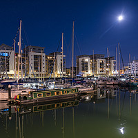 Buy canvas prints of Marina View, Portishead by Dean Merry