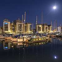 Buy canvas prints of Marina View, Portishead by Dean Merry