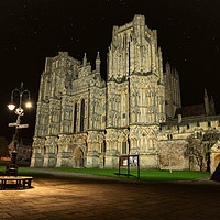 Buy canvas prints of Wells Cathedral Somerset England by Dean Merry