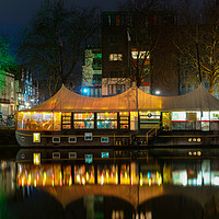 Buy canvas prints of Three brothers Burger's Bristol by Dean Merry