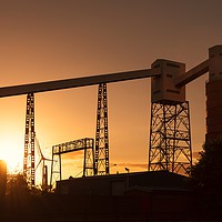 Buy canvas prints of Hanson Cement, Avonmouth by Dean Merry