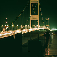 Buy canvas prints of  First Severn Crossing by Dean Merry