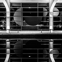Buy canvas prints of Millennium Square Reflections by Dean Merry
