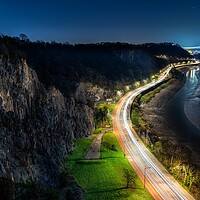 Buy canvas prints of Avonmouth gorge, Clifton suspension bridge by Dean Merry