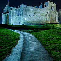 Buy canvas prints of Oystermouth Castle by Dean Merry