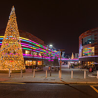 Buy canvas prints of Friars Walk Shopping centre, Newport by Dean Merry