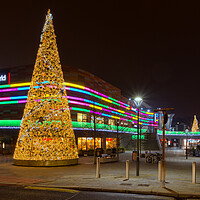 Buy canvas prints of Friars Walk Shopping centre, Newport by Dean Merry