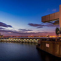 Buy canvas prints of   Cardiff Barrage by Dean Merry
