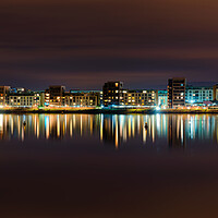 Buy canvas prints of Cardiff reflections  by Dean Merry
