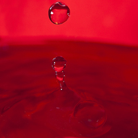 Buy canvas prints of Red Water Splash by andy myatt