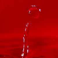 Buy canvas prints of Droplet of Red water by andy myatt