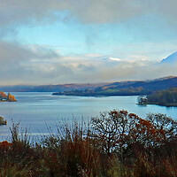 Buy canvas prints of Scottish Loch by Michael Hopes