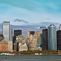 Buy canvas prints of New York Skyline by Michael Hopes