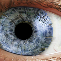 Buy canvas prints of Gambling Eye by Levi Henley