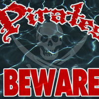 Buy canvas prints of  Pirates! Beware! by Levi Henley